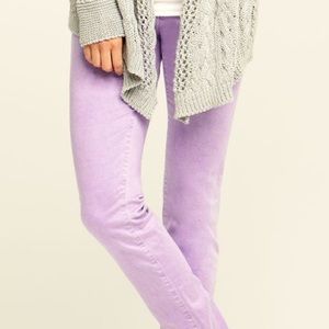 💜AG The Stilt Cigarette Jean in Lilac
